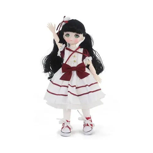 30cm Customizable Anime Eye BJD Doll with Articulated Joints & Accessories