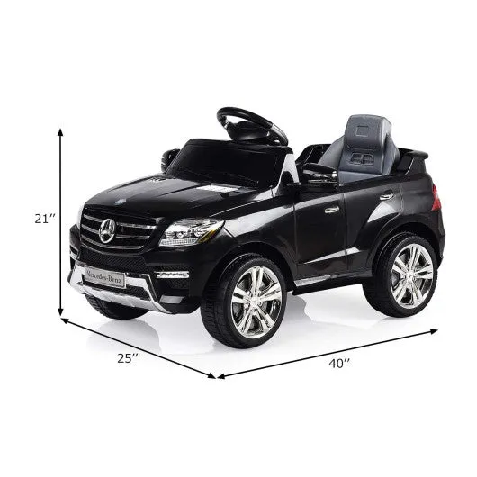 6V Mercedes Benz Kids Ride on Car with MP3 RC-Black