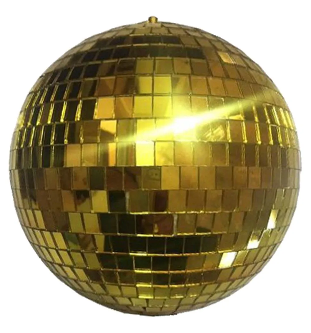 8 INCH GOLD MIRROR REFLECTION DISCO BALL