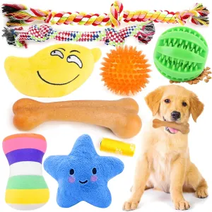 9 Pack Dog Toys