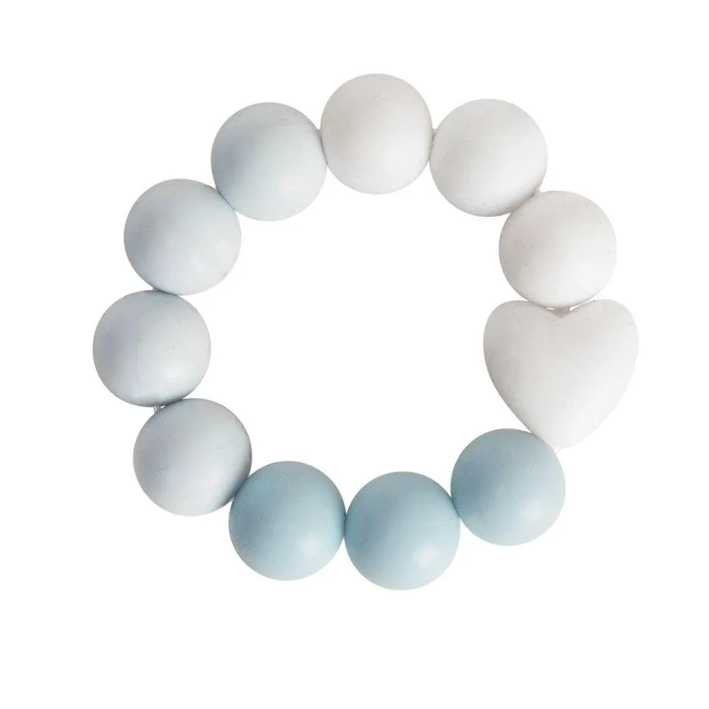 Bambino Silicone Bead Teether Blue