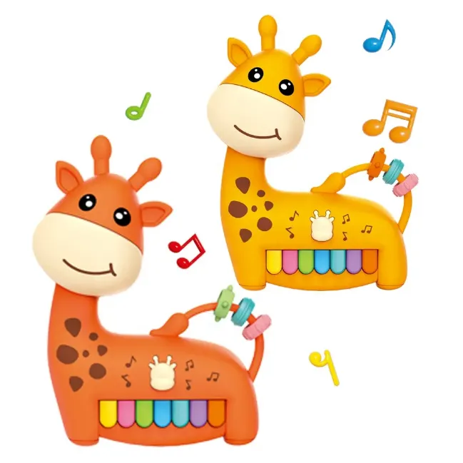 Battery Operated Mini Giraffe Musical Piano