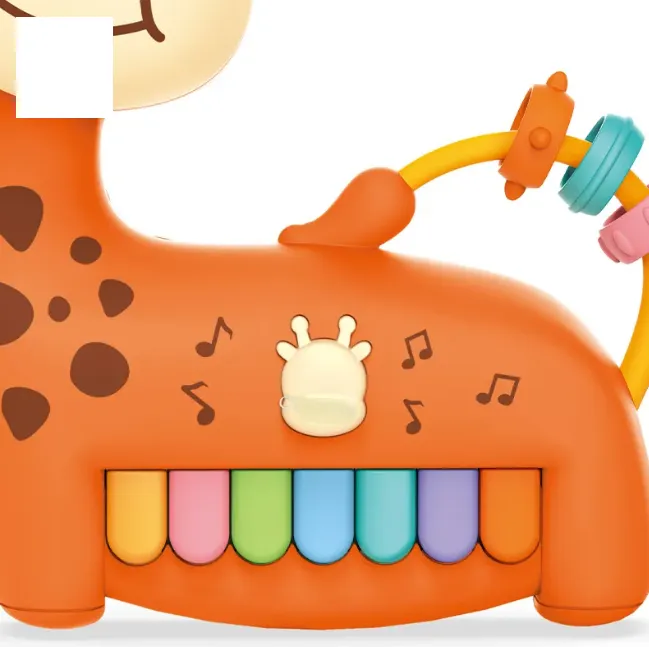 Battery Operated Mini Giraffe Musical Piano