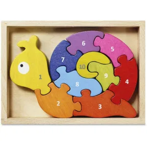 BeginAgain Number Snail Learning Puzzle