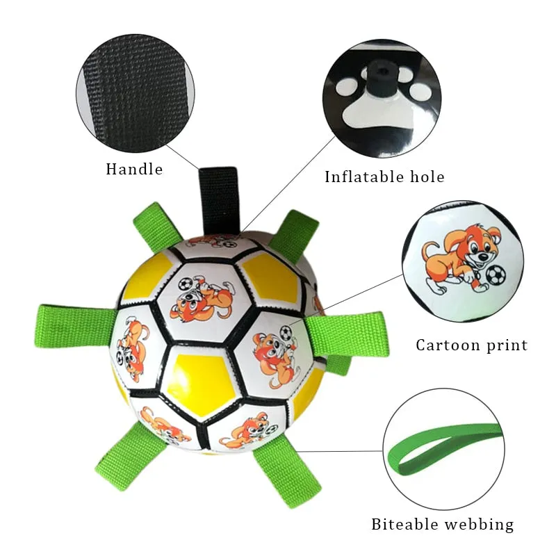 Best Dog Toys Interactive Football Toys Outdoor Training Soccer Chew Toy