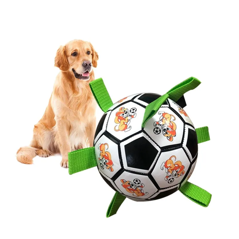 Best Dog Toys Interactive Football Toys Outdoor Training Soccer Chew Toy