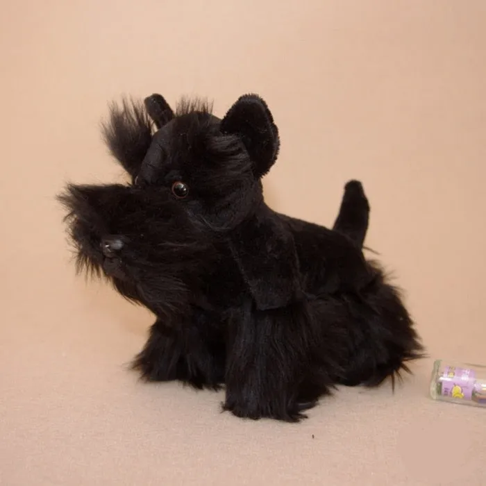 Black Schnauzer Plush Toy