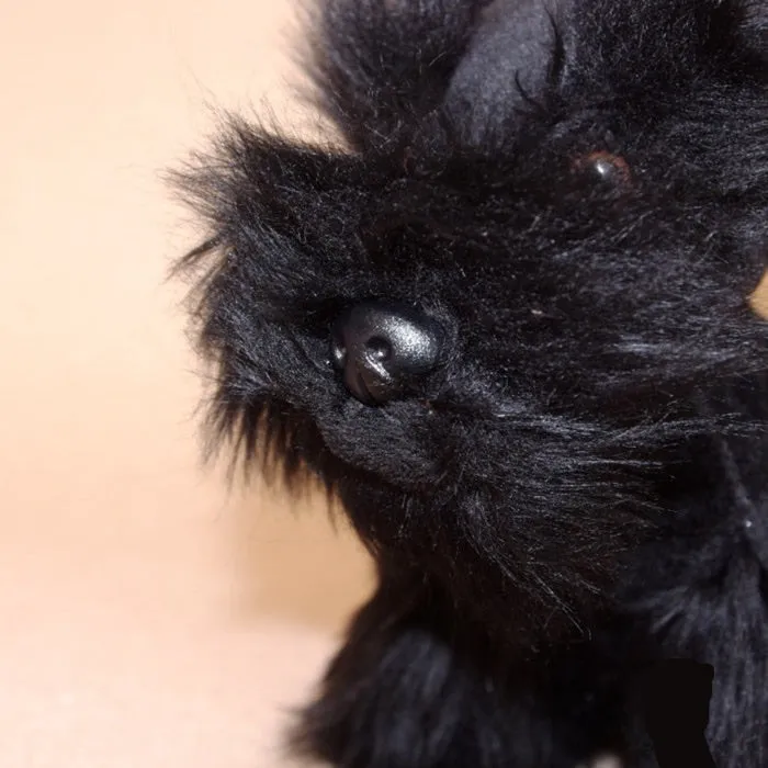 Black Schnauzer Plush Toy