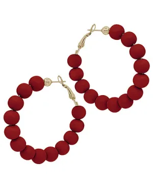 Burgundy Ball Of Fun Hoops