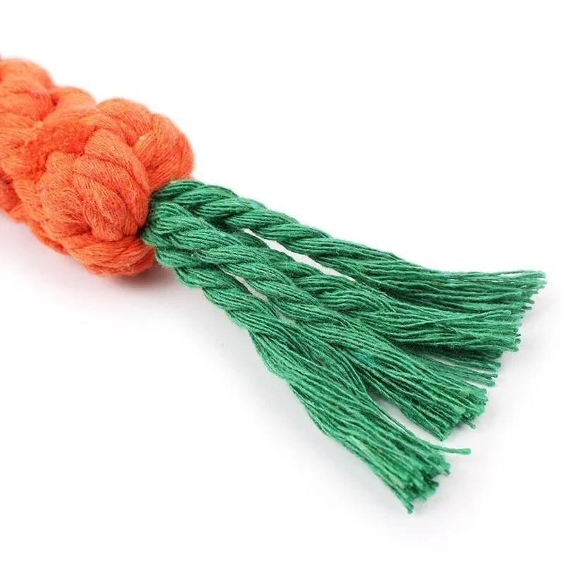 Carrot Rope Toy