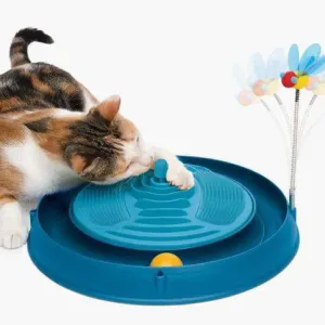 Catit Play Circuit Ball Toy with Catnip Massager