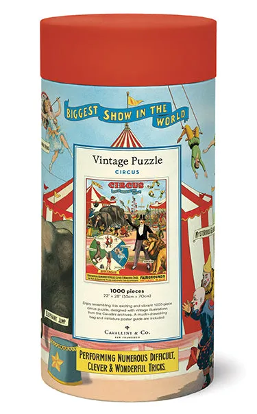 Cavallini & Co. Circus 1000 Piece Puzzle