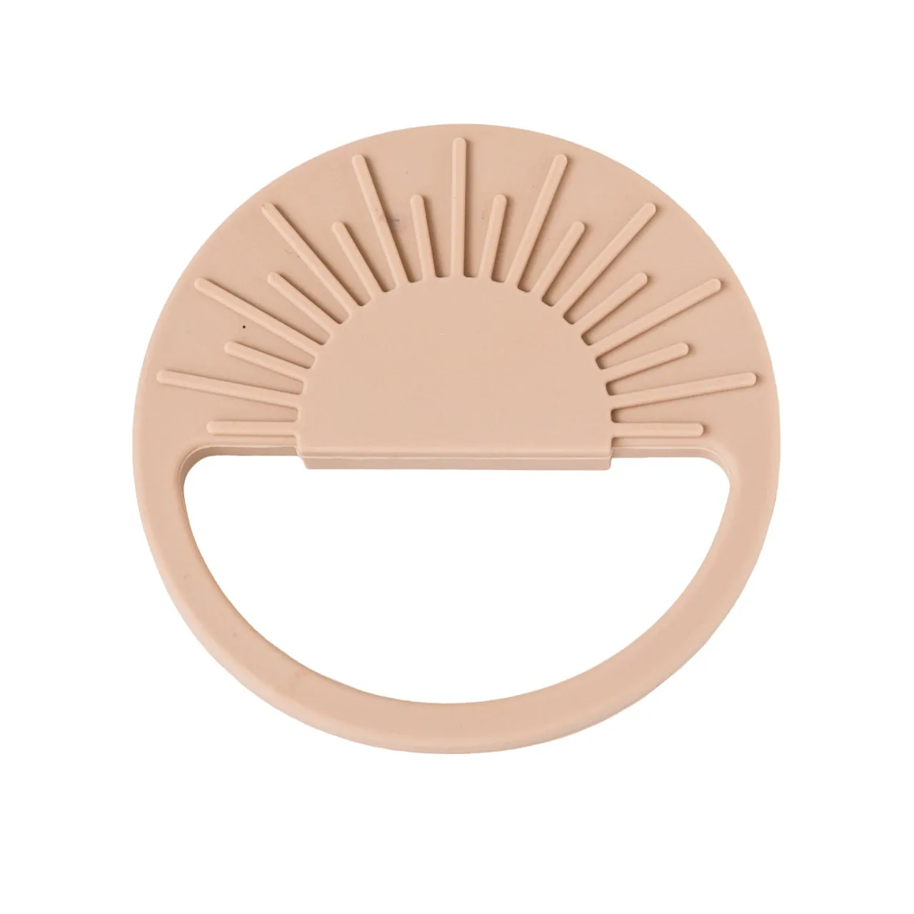 Cream Sunburst Teething Toy