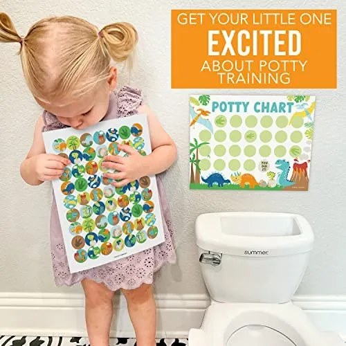 Dinosaur Potty Training Chart | Sticker Charts | Early Education