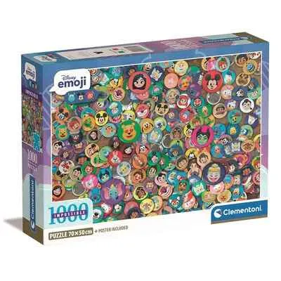 Disney Emoji Impossible 1000 Piece Jigsaw Puzzle