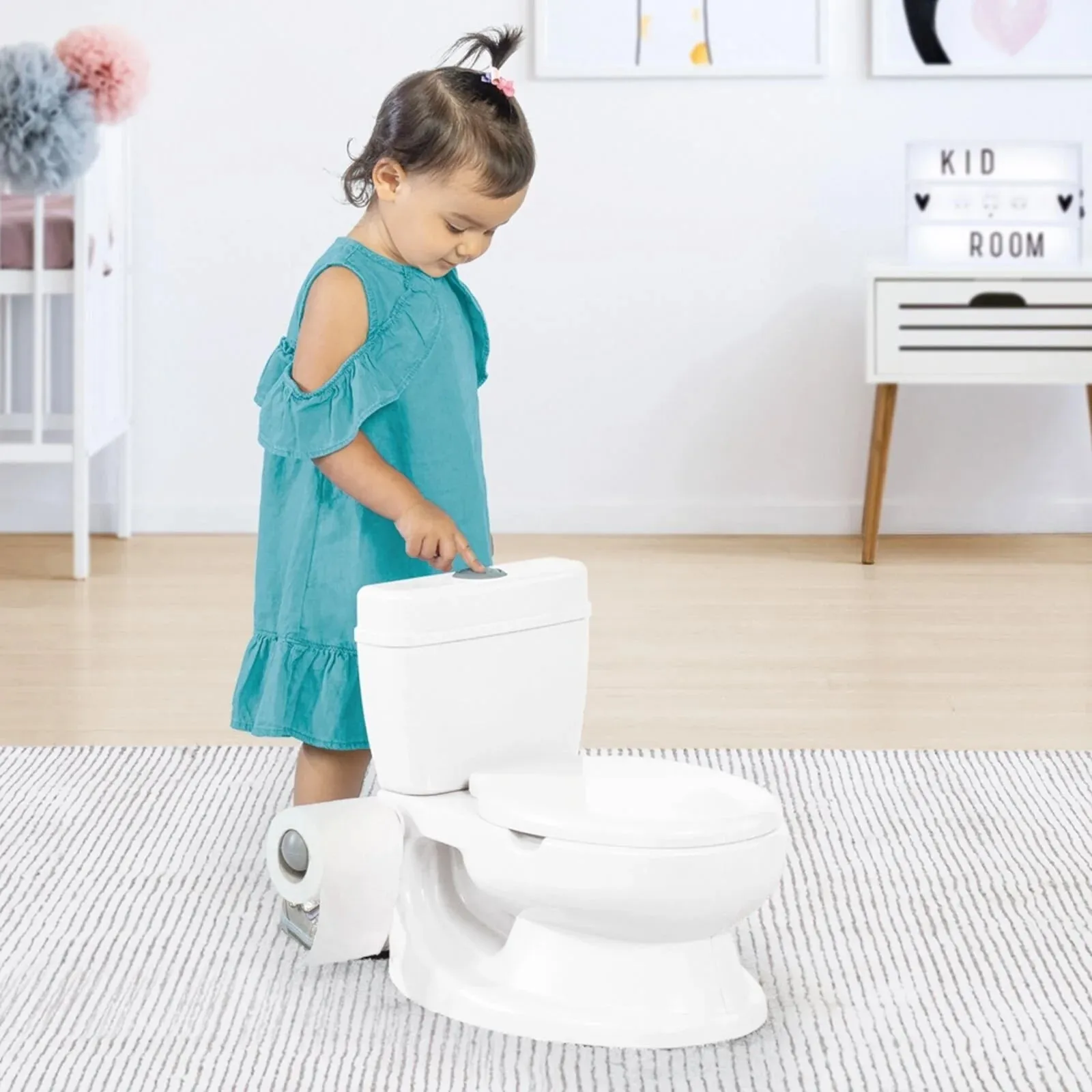 Dolu Educational Baby Potty 18  months - White