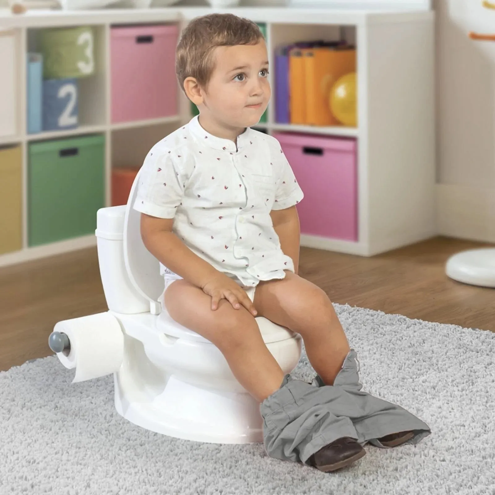 Dolu Educational Baby Potty 18  months - White