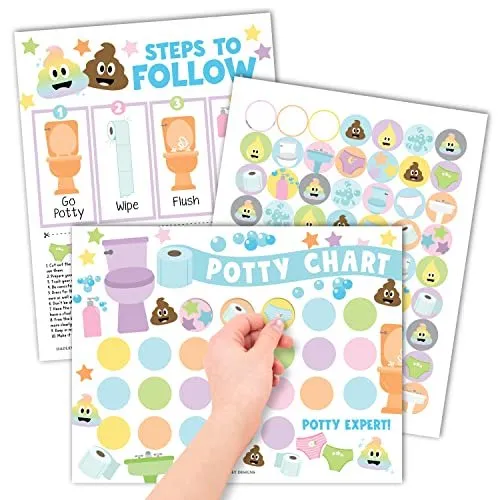 Doodles Potty Training Chart | Sticker Charts | Early Education