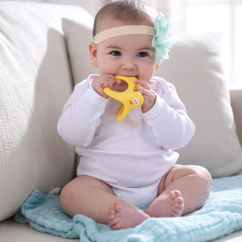 Duck Teether Toy - Yellow