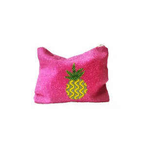 Dutch Wax Cloth Pineapple Pouch