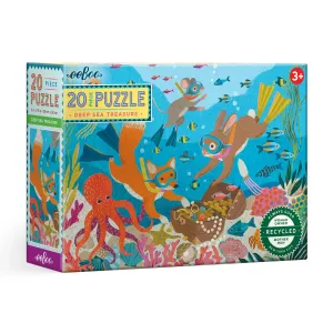 eeBoo 20 Piece Puzzle Deep Sea Treasure