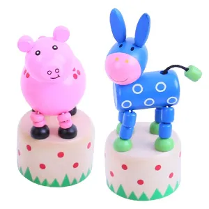 Farm Animal Pushup (Pack of 2 - Pig and Donkey)