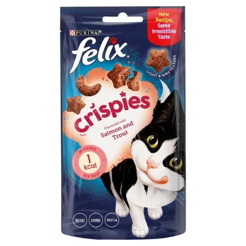 Felix Crispies Salmon & Trout Treats 45g