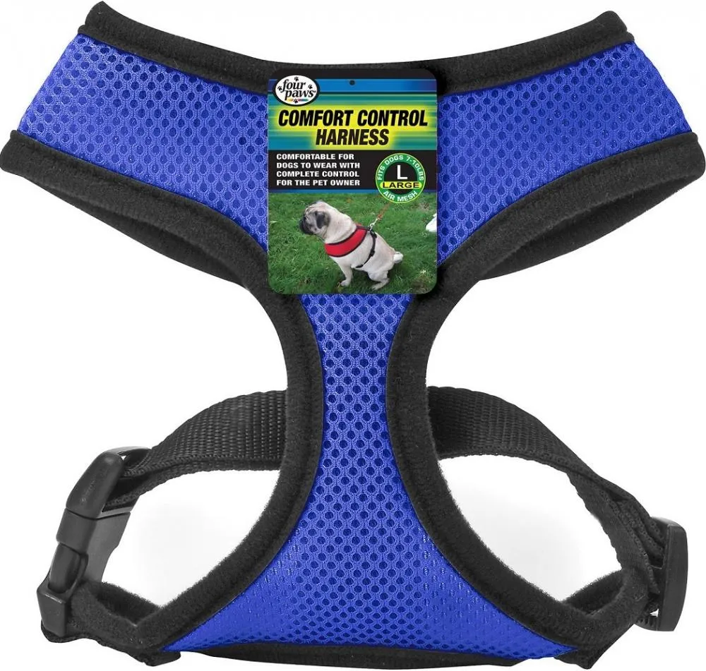 Four Paws Blue Comfort Control Dog Harness