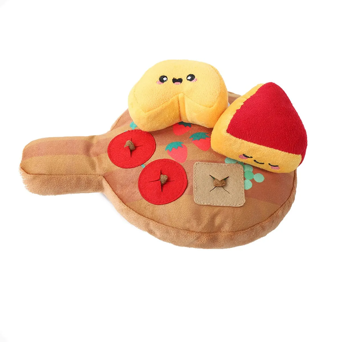 fuzzy friendz cheese board toy