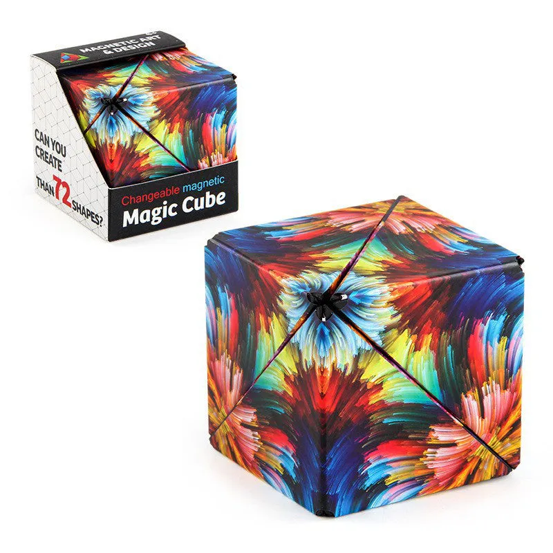 Geometric Magnetic Transforming Puzzle Cube, TO0073