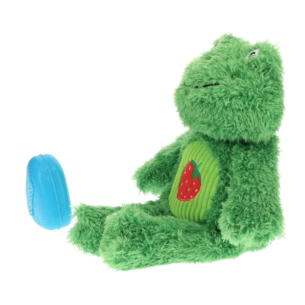 GURU Soft Scents Plush Dog Toy Frog, Medium