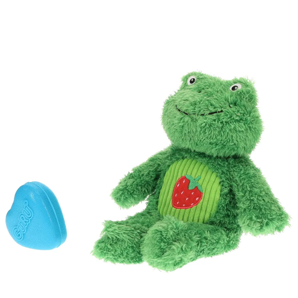 GURU Soft Scents Plush Dog Toy Frog, Medium