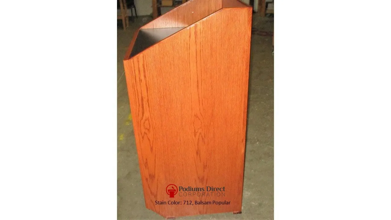 Handcrafted Solid Hardwood Lectern Spartan - FREE SHIPPING!