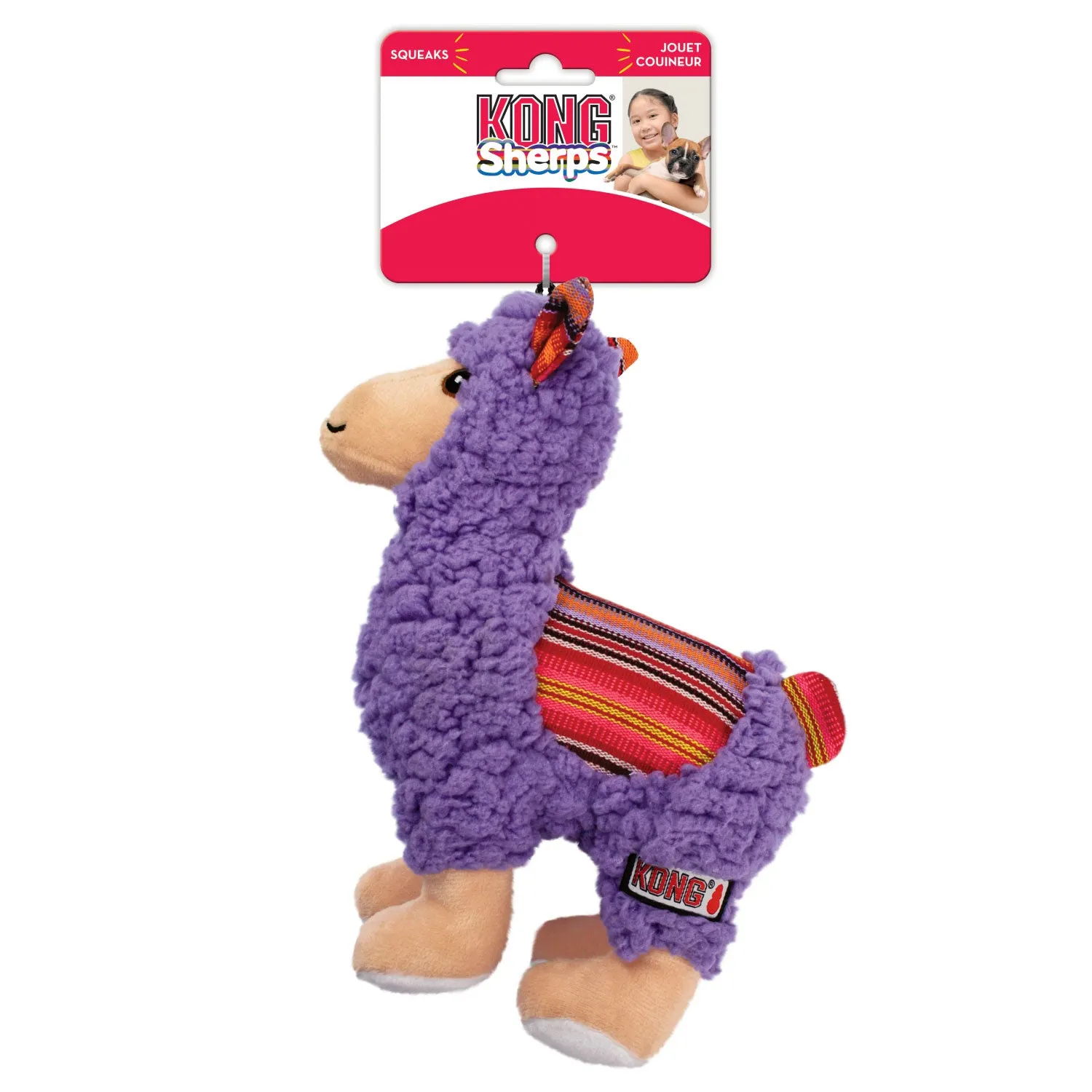 Kong Sherps Llama Dog Toy