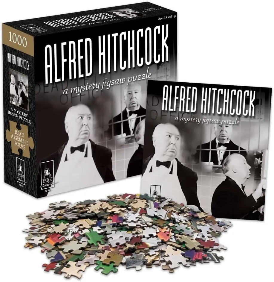 Murder Mystery Jigsaw Puzzle: Alfred Hitchcock "Obsession"