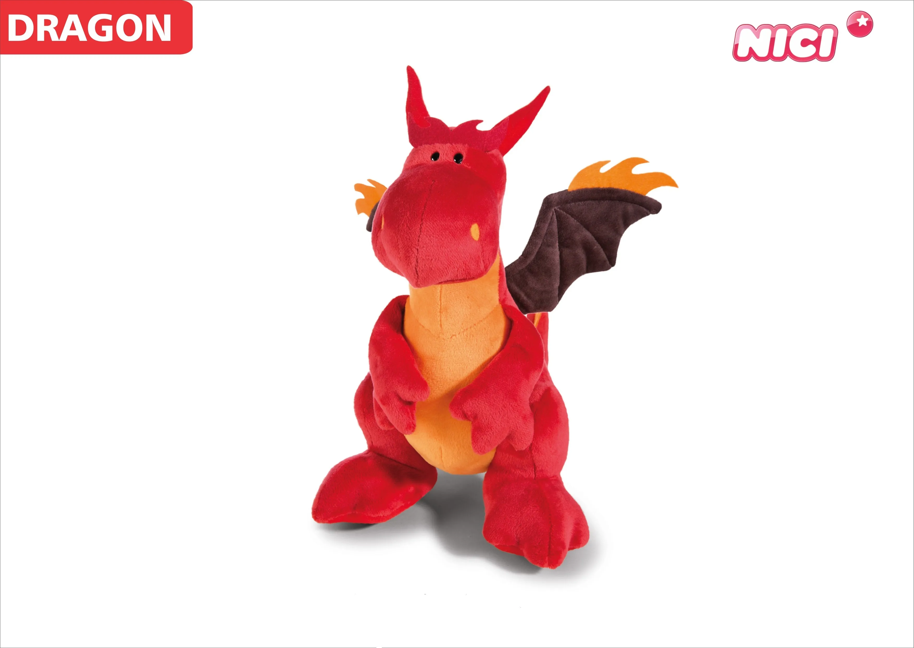 Nici Dragons Fire Dragon Red Sitting