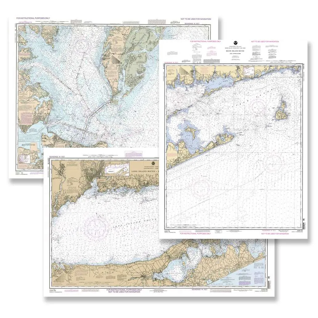 NOAA Training Chart 3 Pack (Includes Charts; TR12221, TR12354, TR13205)