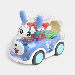 Rabbit Gear Bus with Light for Kids