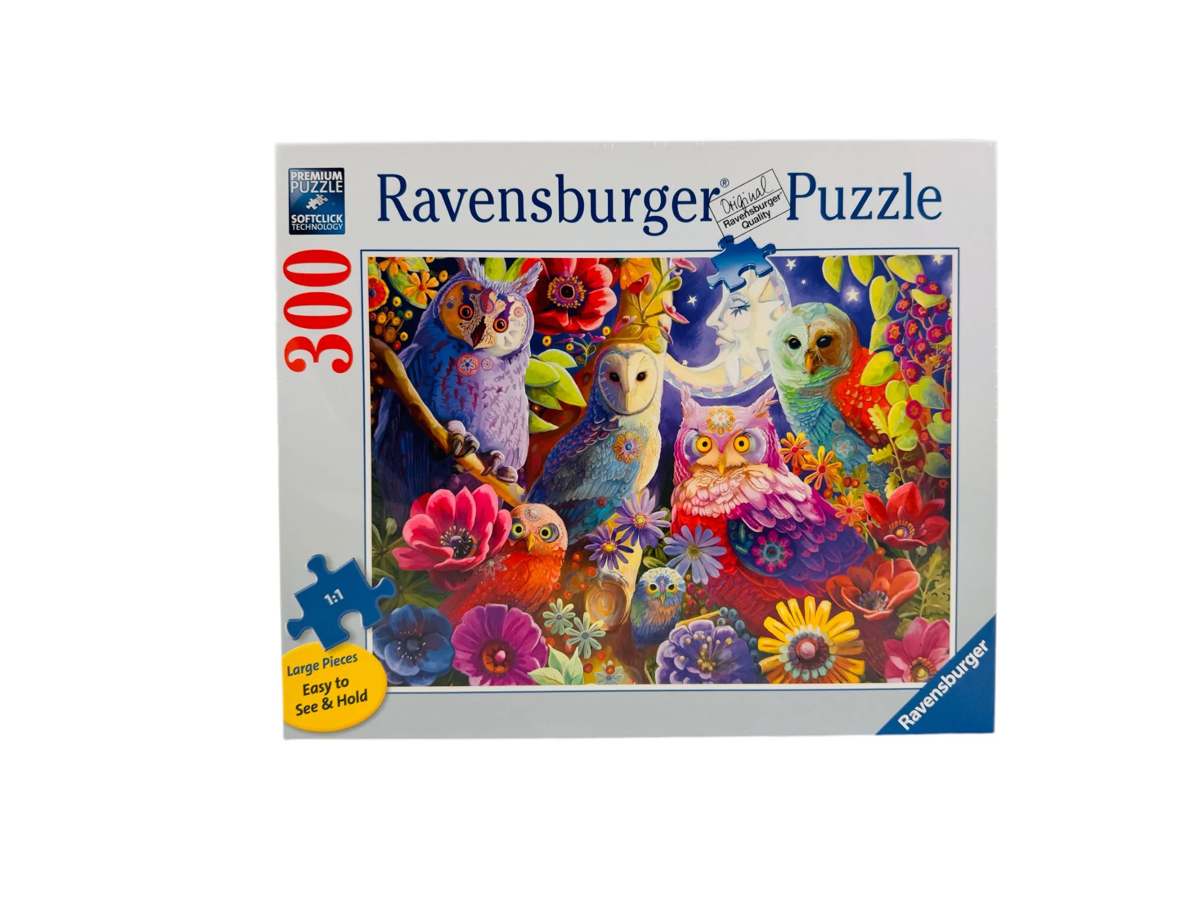 Ravensburger Puzzle - Night Owl Hoot 300 Extra Large Format