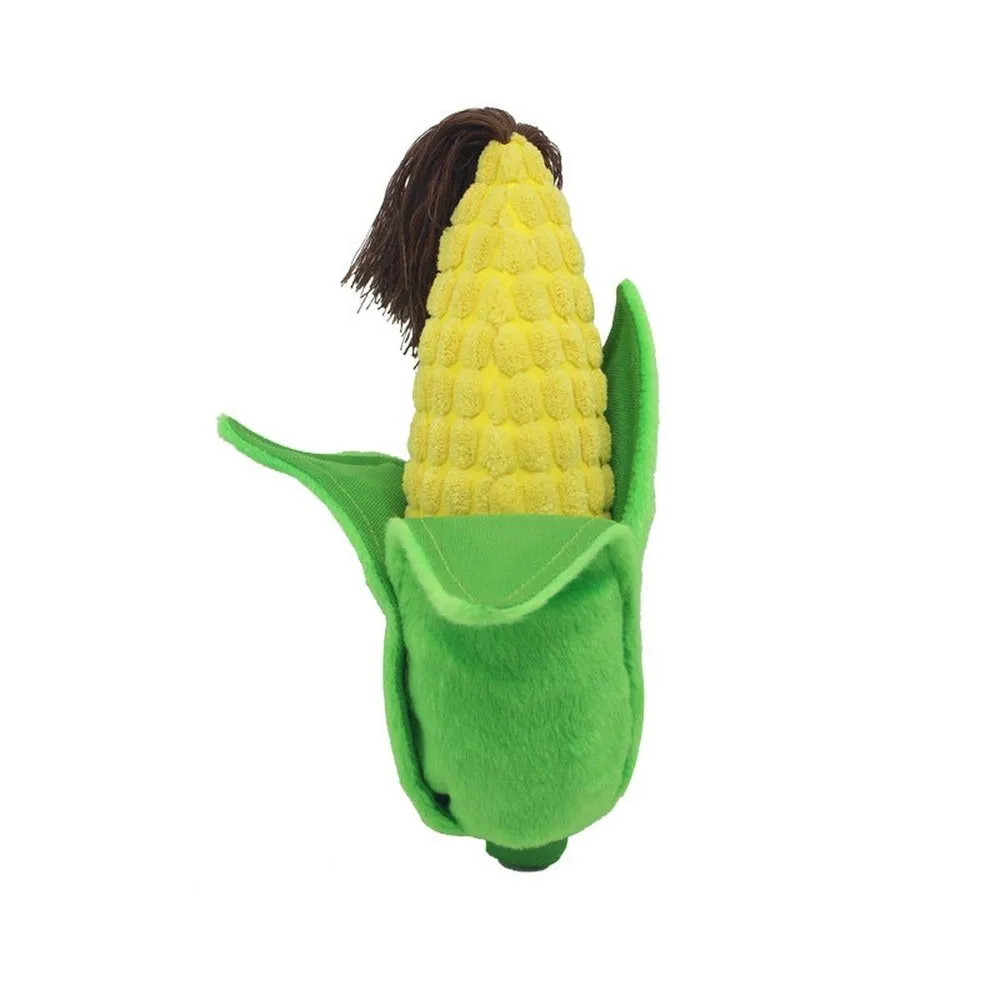 Soft Plush Fruits & Vegetables Chew Toys For Pets