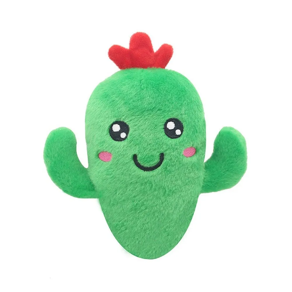 Soft Plush Fruits & Vegetables Chew Toys For Pets