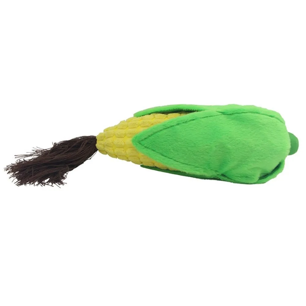 Soft Plush Fruits & Vegetables Chew Toys For Pets