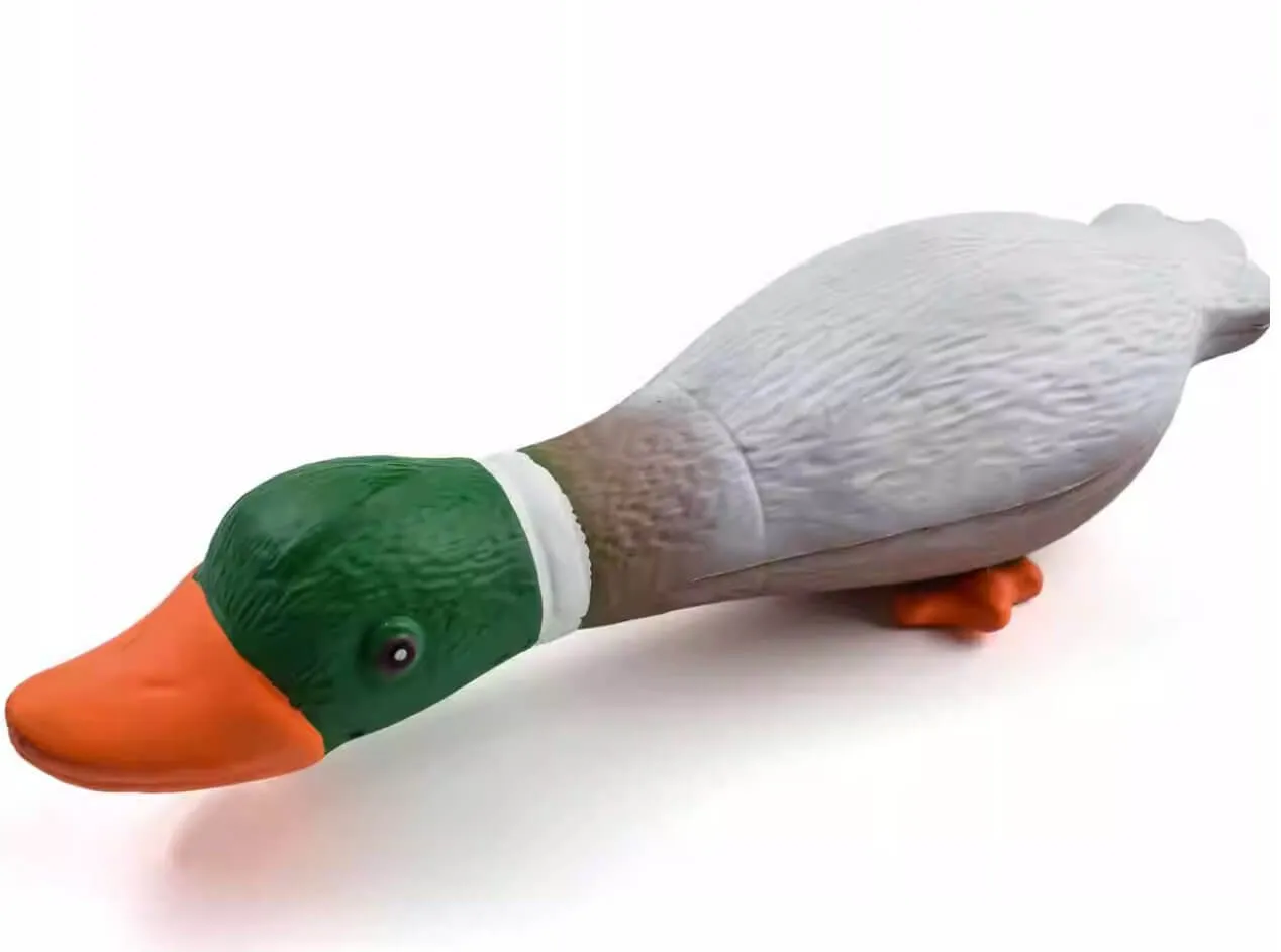 Squawking Latex Sound Dog Toy Duck For Squeeze Squeak Interactive Play