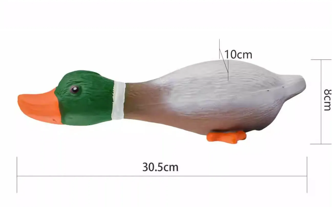 Squawking Latex Sound Dog Toy Duck For Squeeze Squeak Interactive Play