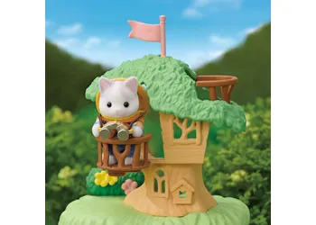 Sylvanian Families Exciting Exploration Set - Latte Cat Brother and Baby