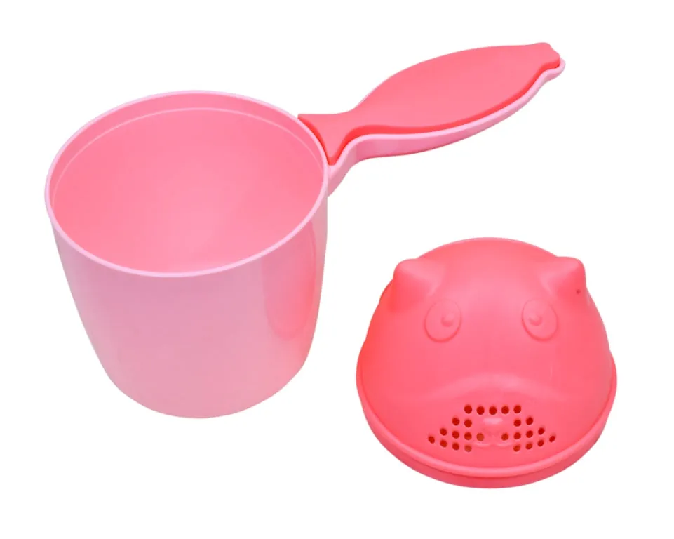 THE LITTLE LOOKERS Baby Shampoo Cup| Baby Shower Water Scoop Sprinkler| Kids Water Mug| Bath Tumbler for Babies/Kids/Toddlers/Children