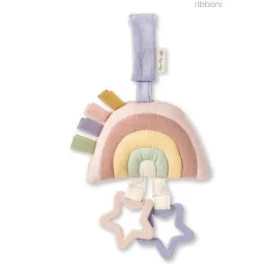 The Ritzy Jingle Travel Toy - Pink Rainbow