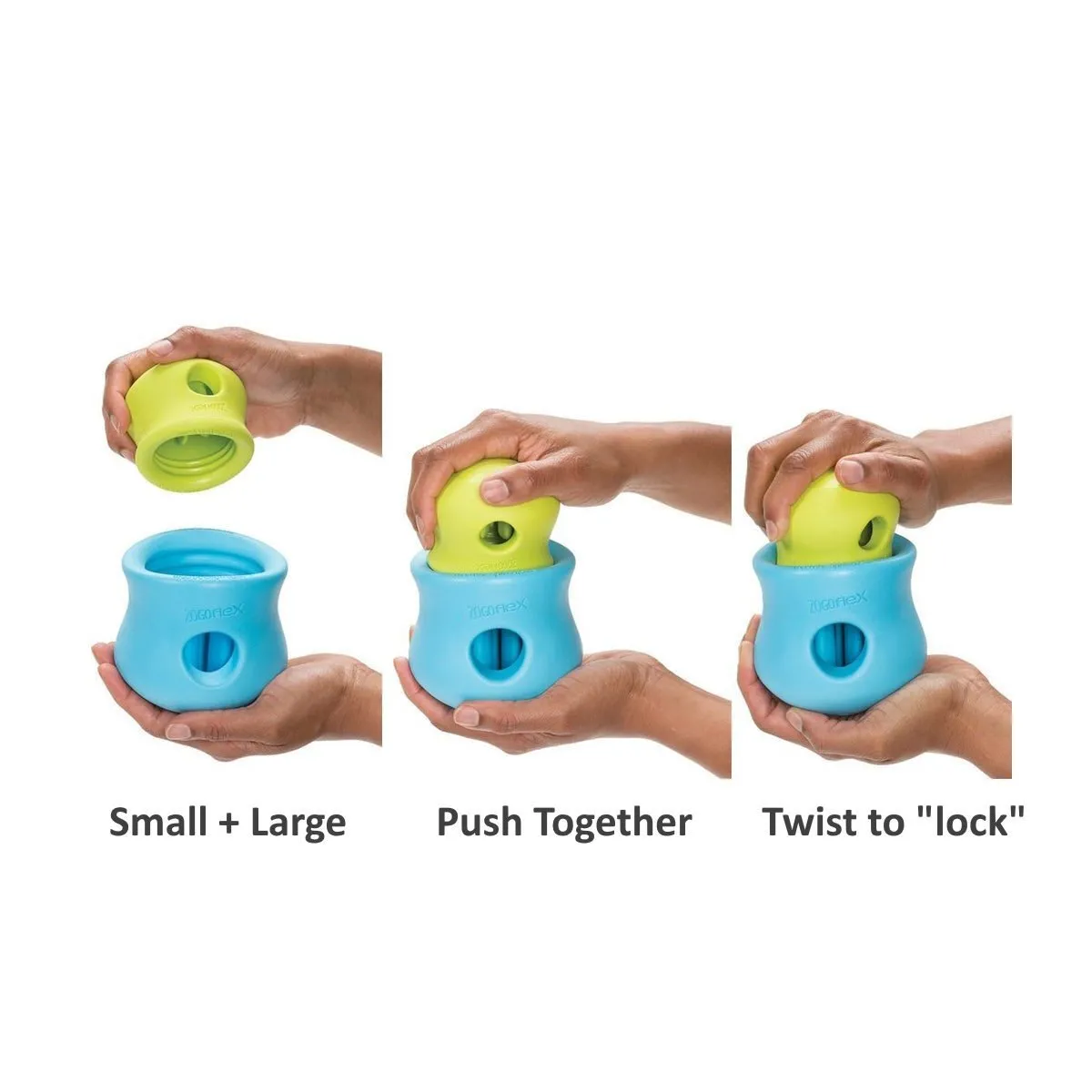 West Paw Toppl Treat Dispensing Wobbling Dog Toy & Food Bowl